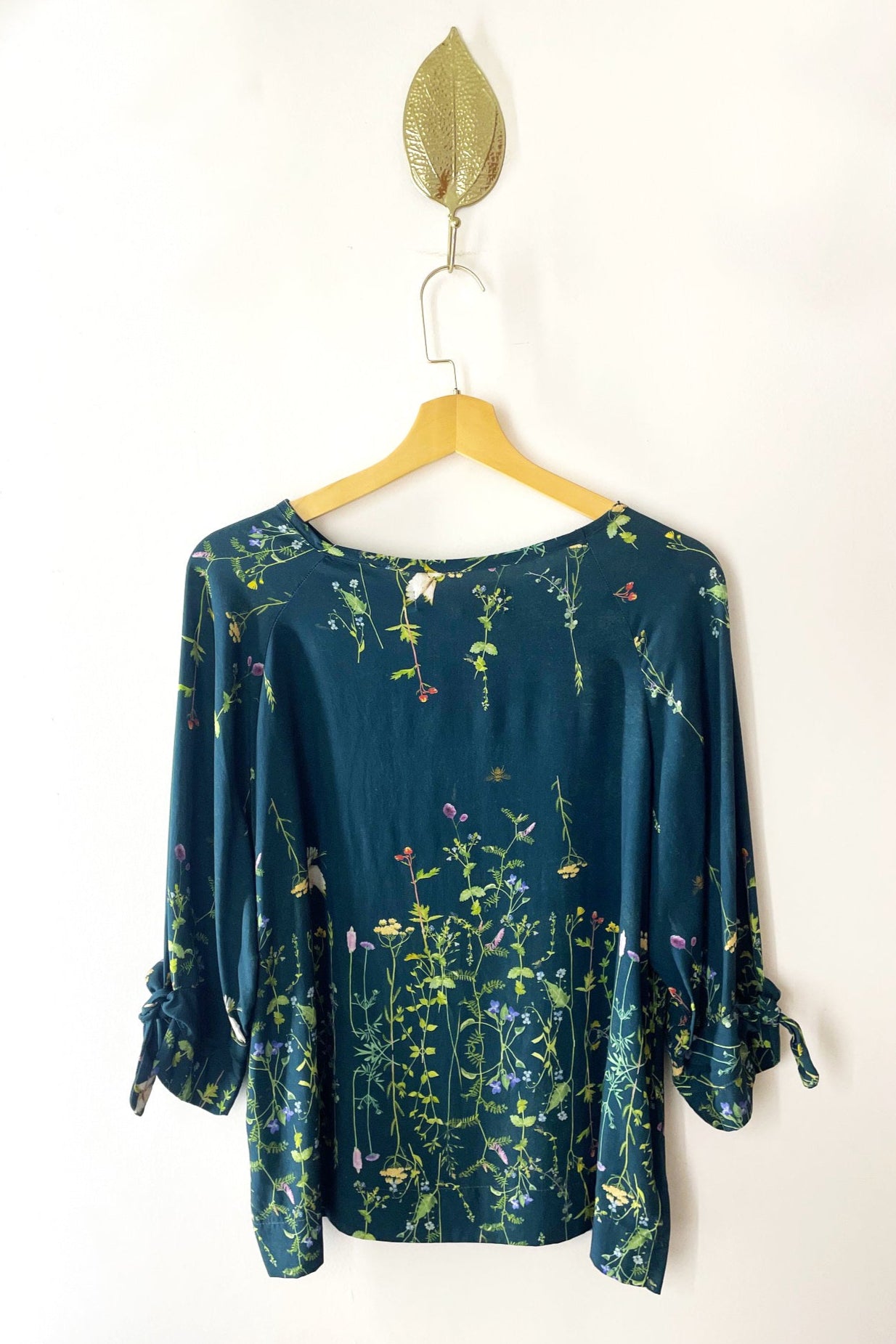 Blusa Nó Estampa Flores do Campo