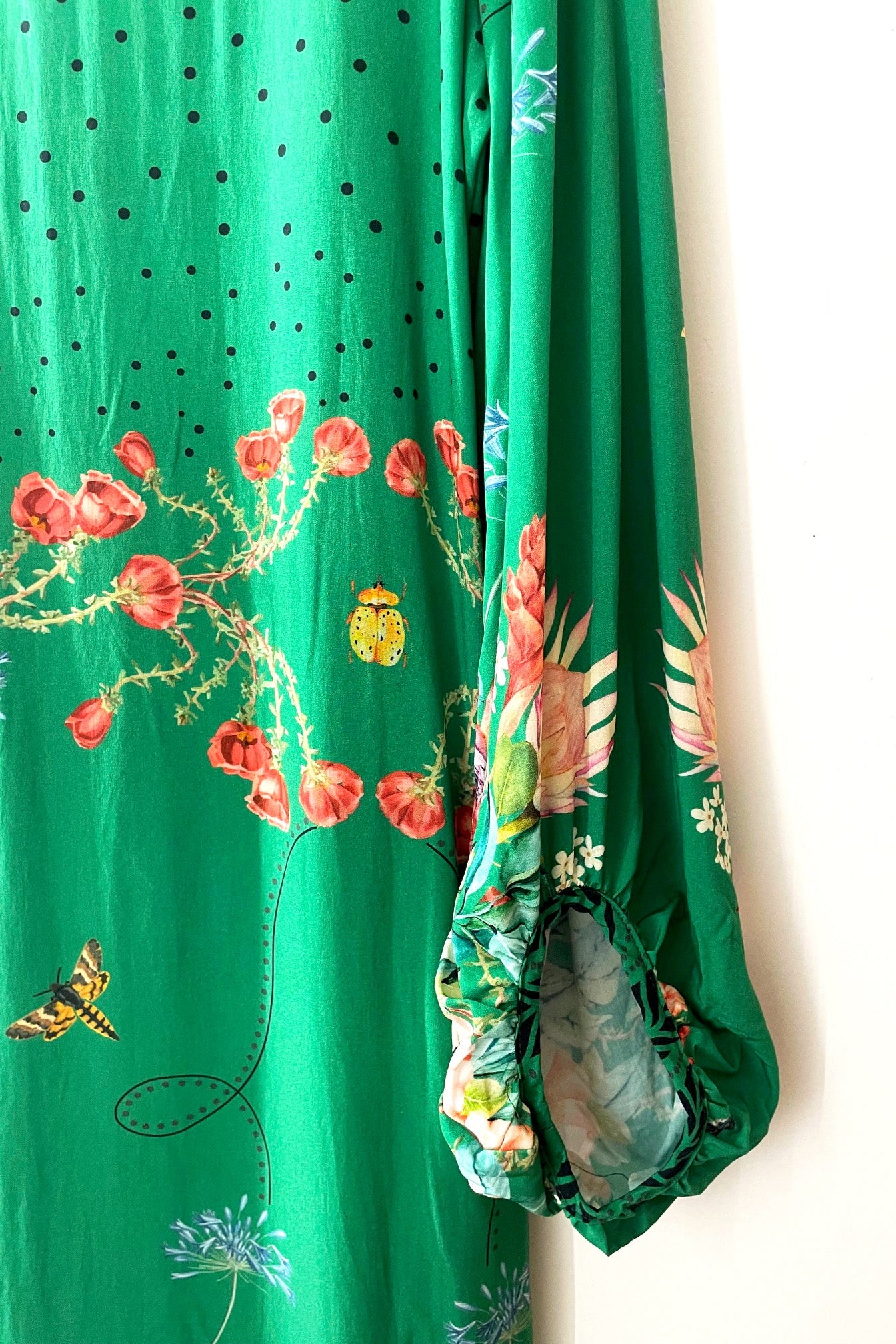 Vestido Nó Estampa Cobra Coral