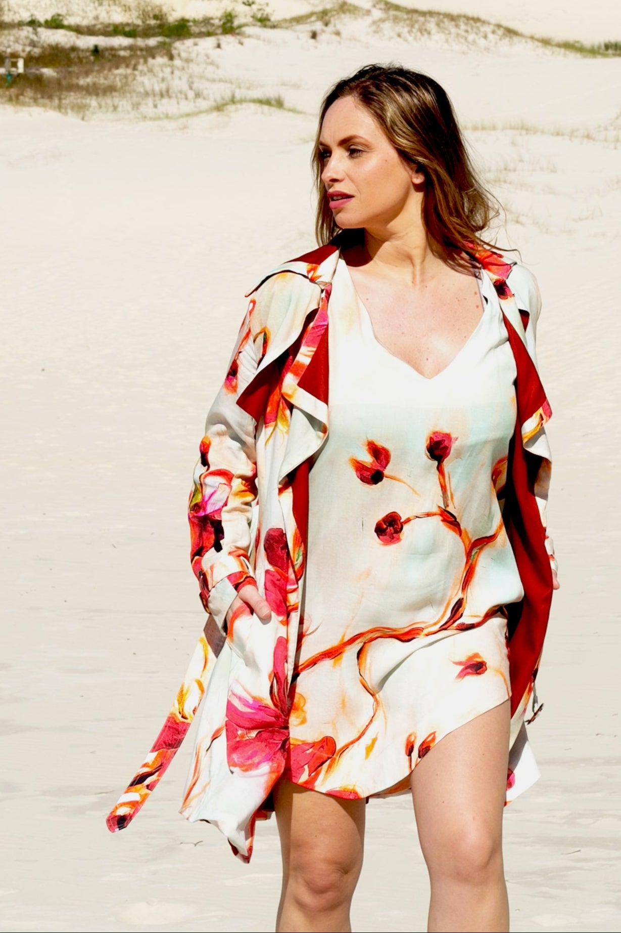 Trench Coat Pau Rosa