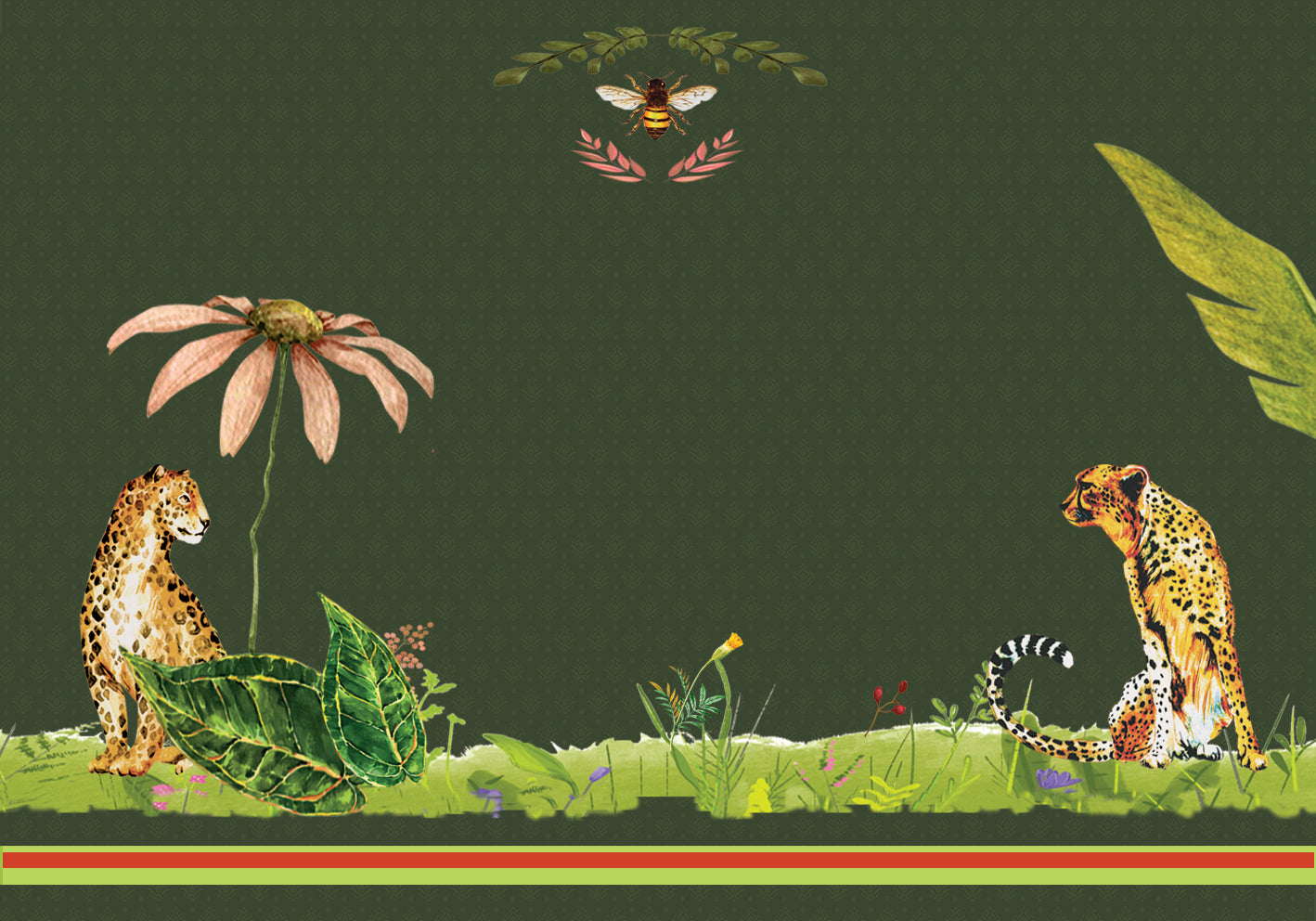 Jogo Americano Estampa Onças