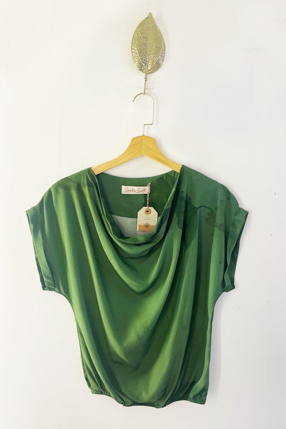 Blusa Gola Boba Verde Lagoa