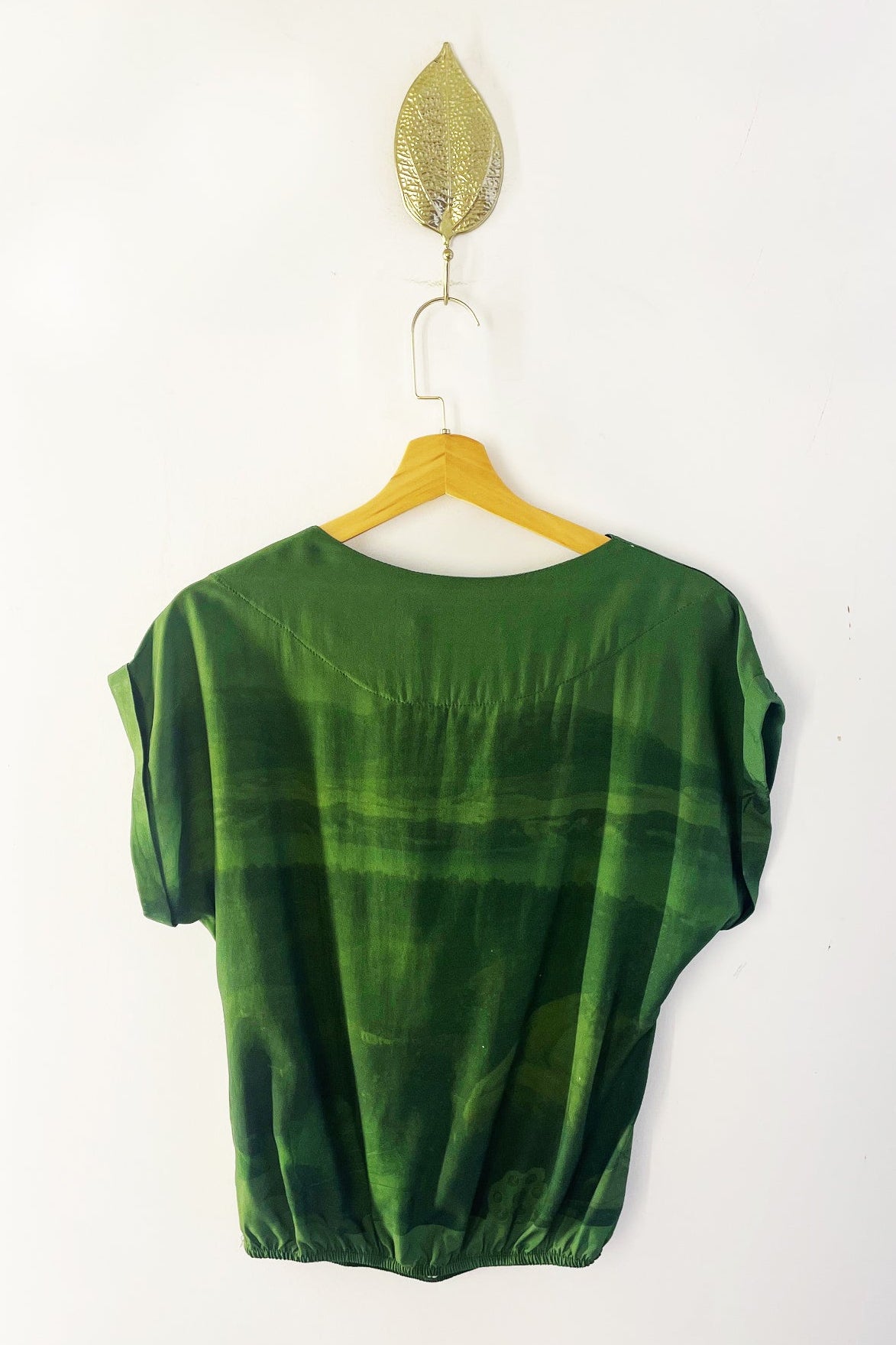 Blusa Gola Boba Verde Lagoa