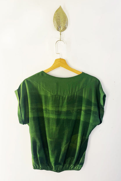 Blusa Gola Boba Verde Lagoa
