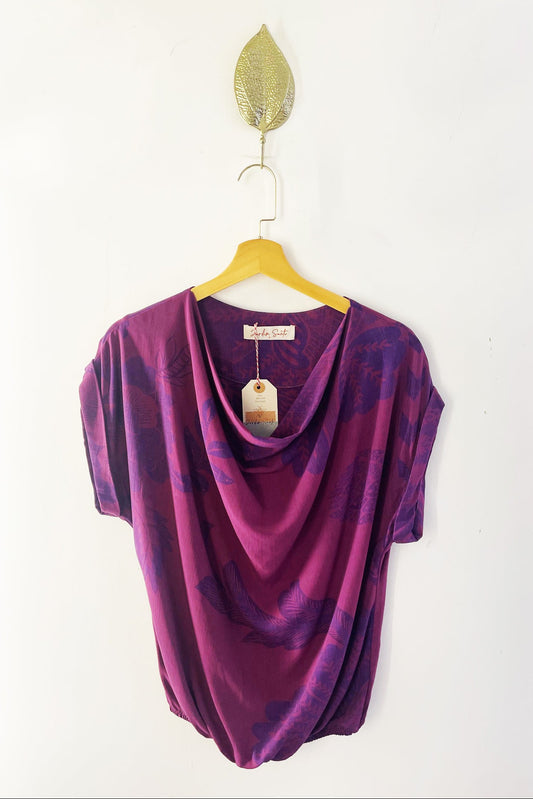 Blusa Gola Boba Vinho Rosado