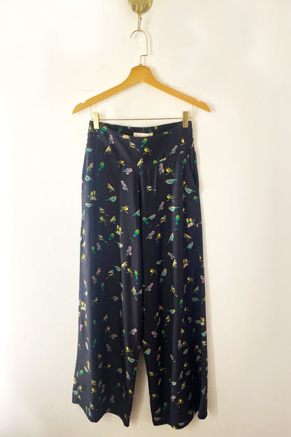 Calça Pantalona Passarinho Vinho