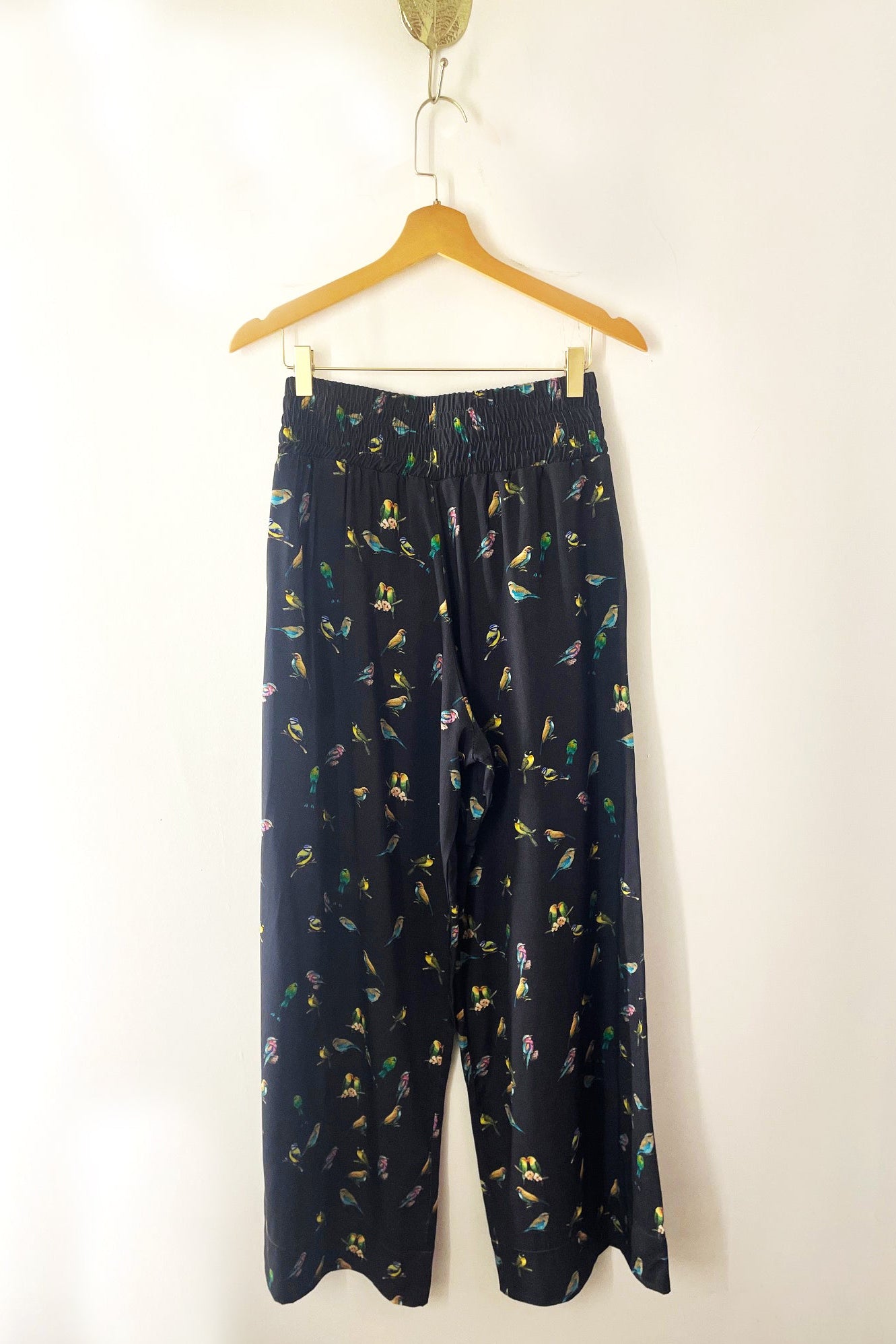 Calça Pantalona Passarinho Vinho