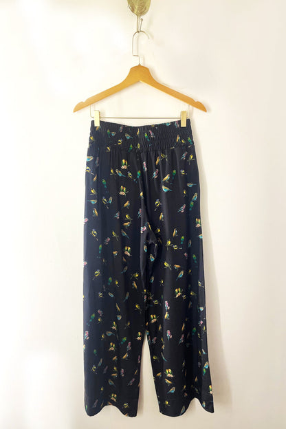Calça Pantalona Passarinho Vinho