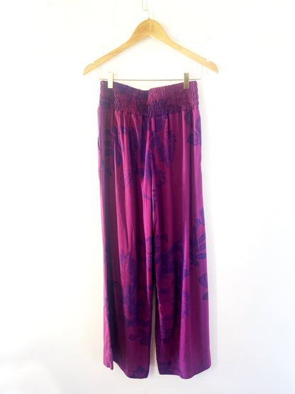 Calça Pantalona Vinho Rosado