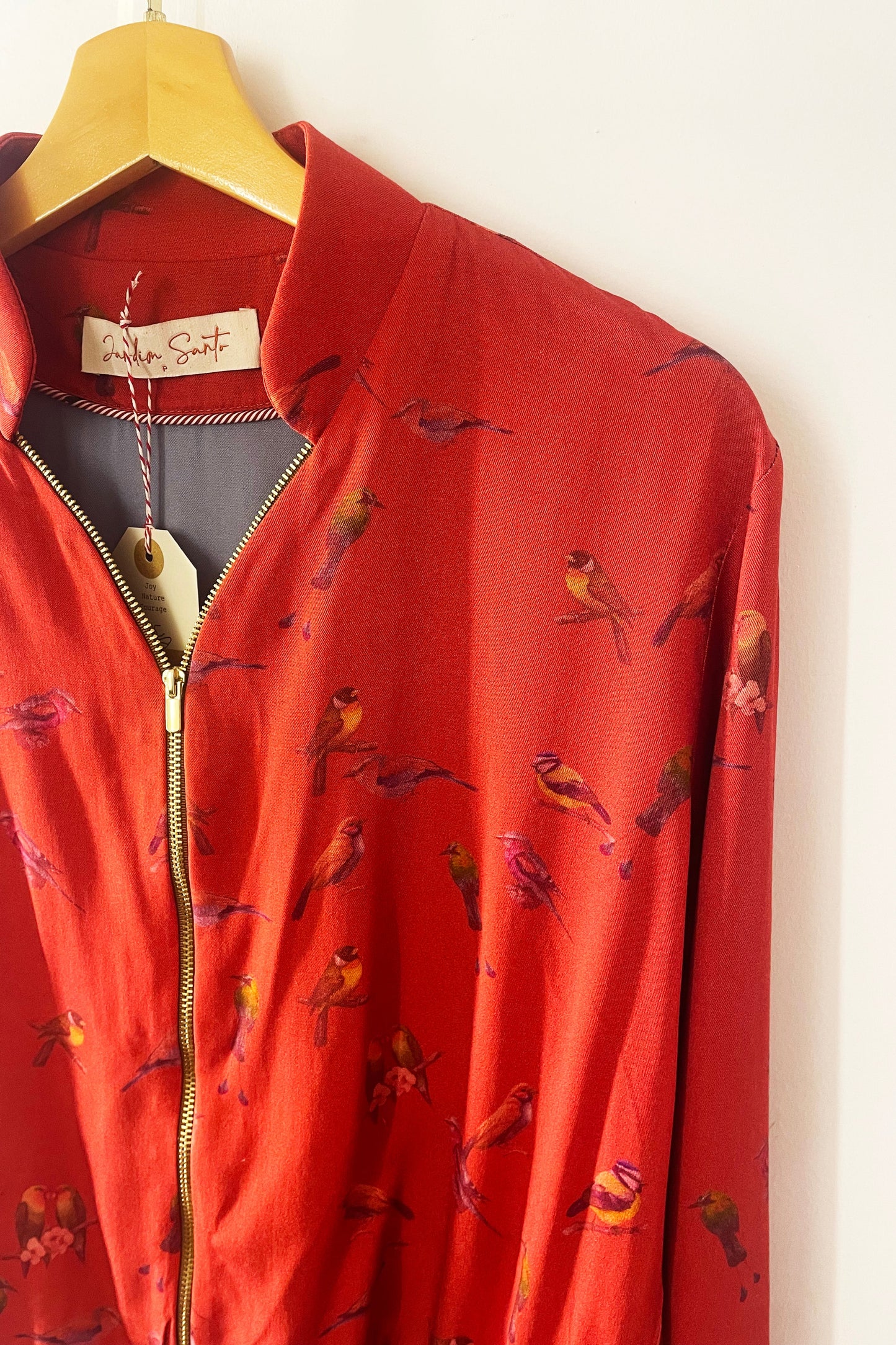 Jaqueta Bomber Passarinho Vermelho