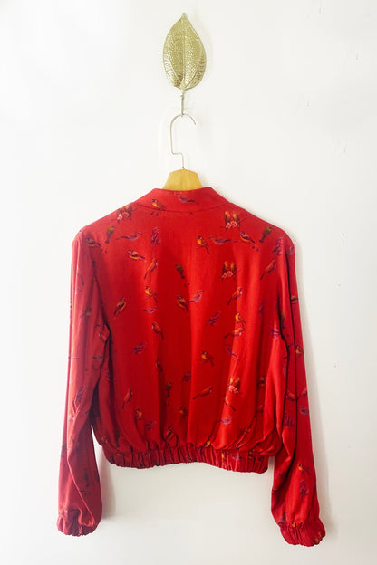 Jaqueta Bomber Passarinho Vermelho