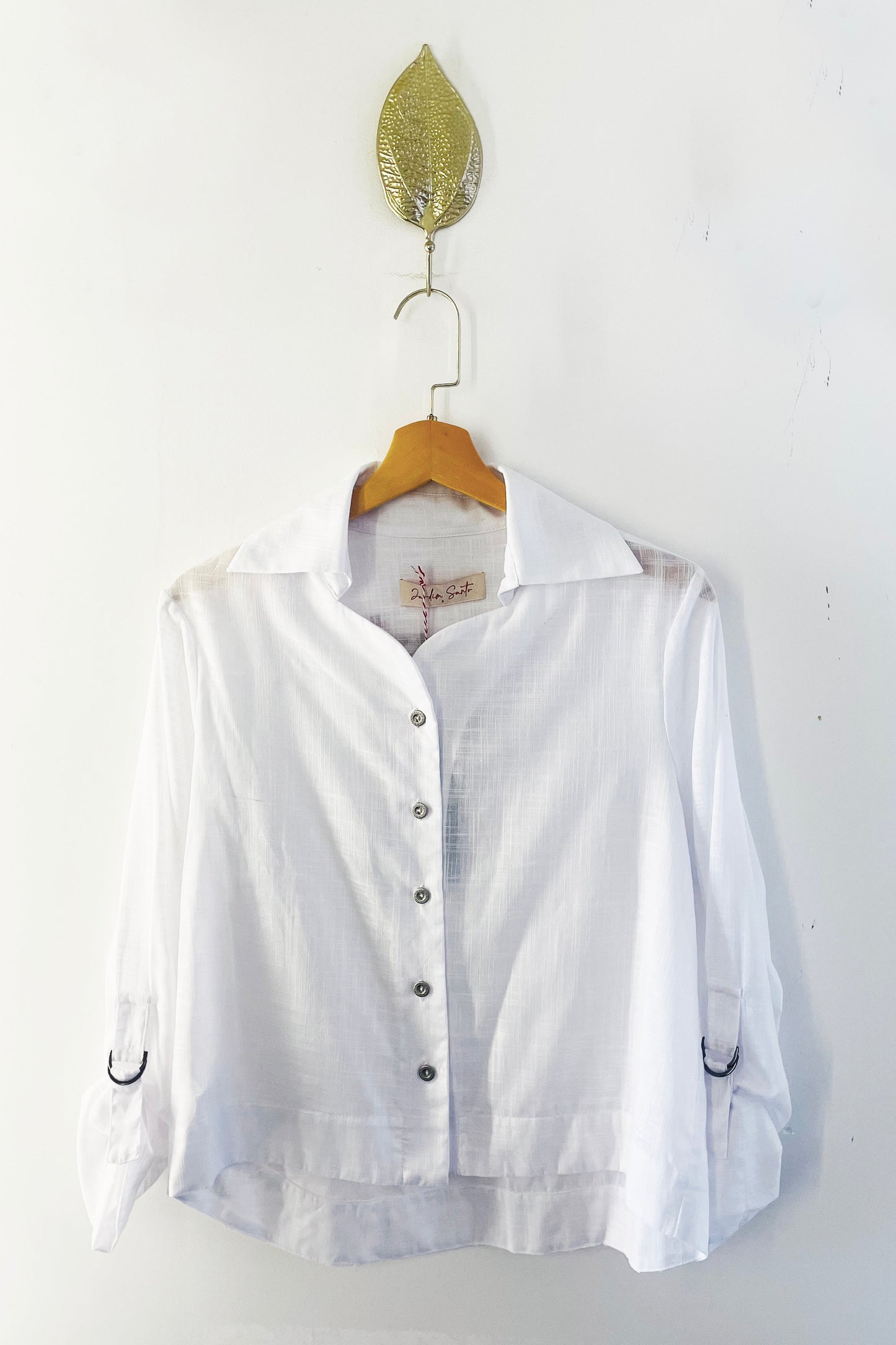 Camisa de Algodão Bordada