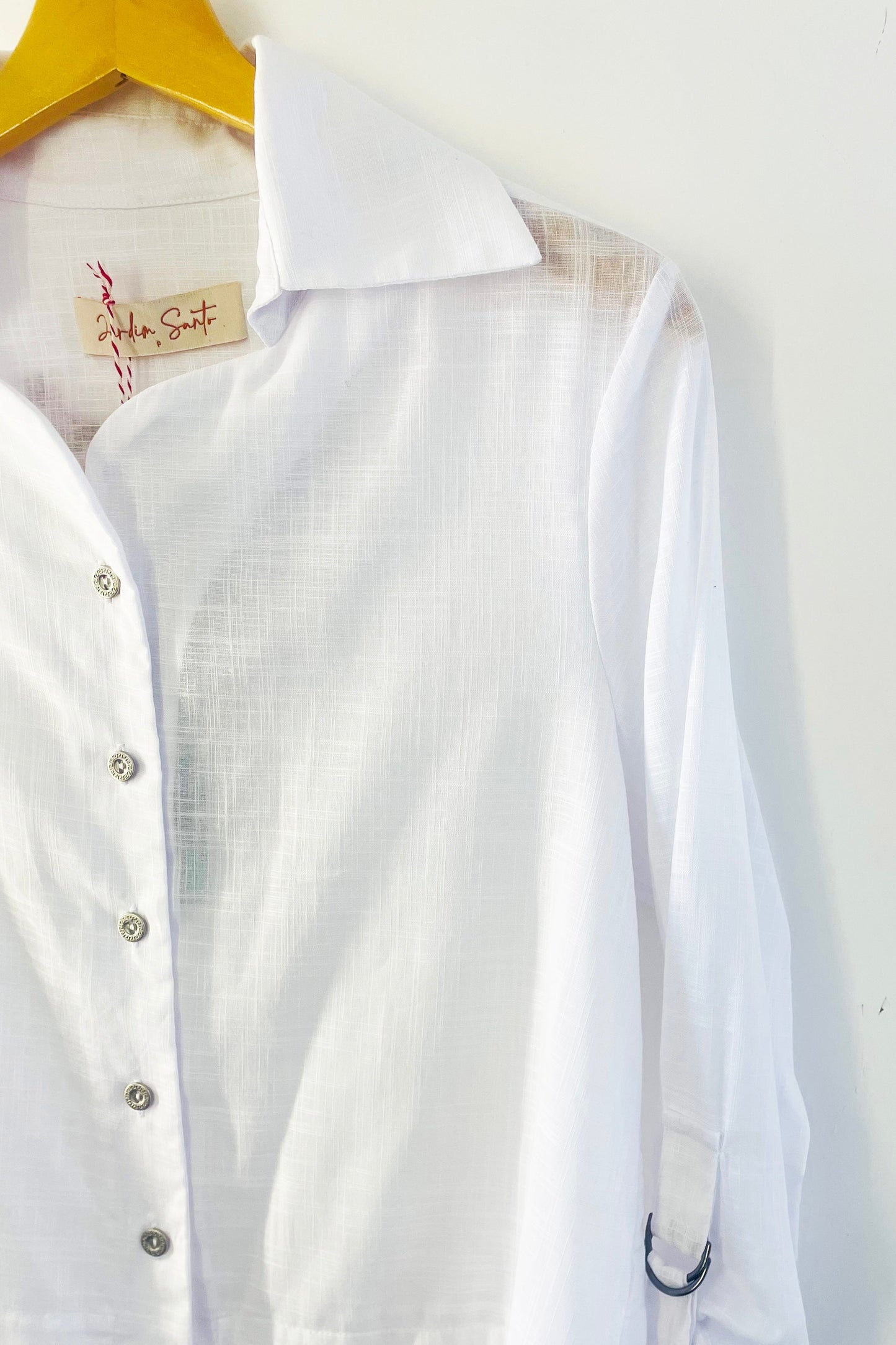 Camisa de Algodão Bordada