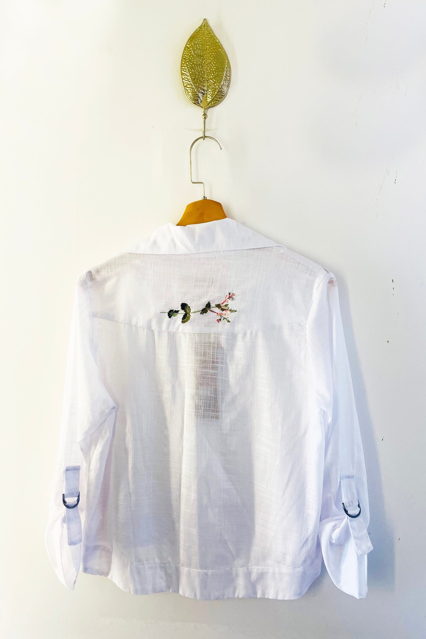 Camisa de Algodão Bordada