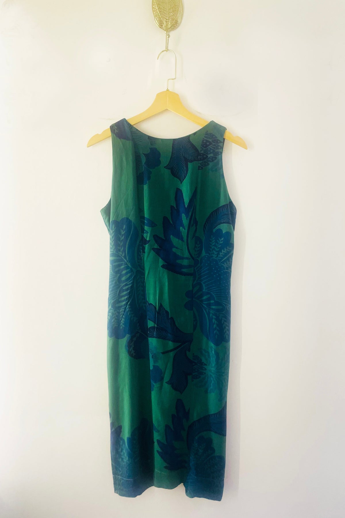 Vestido Midi Folhagens