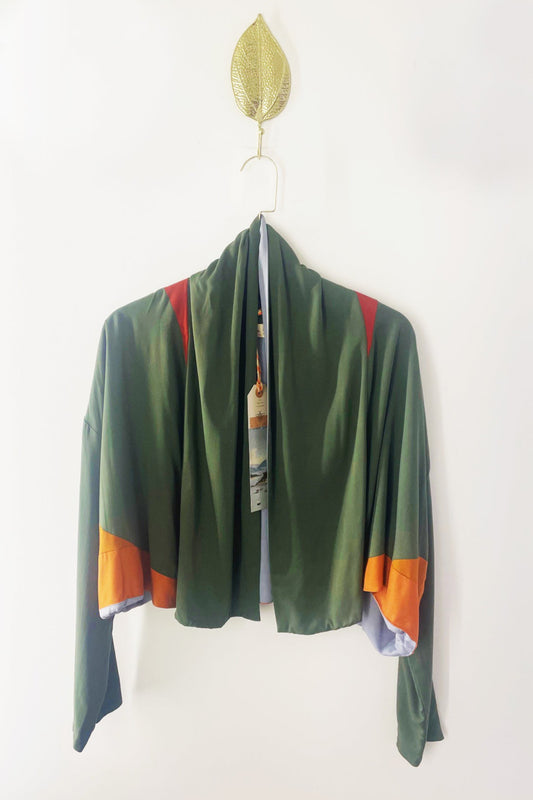 Casaquinho Xale Verde