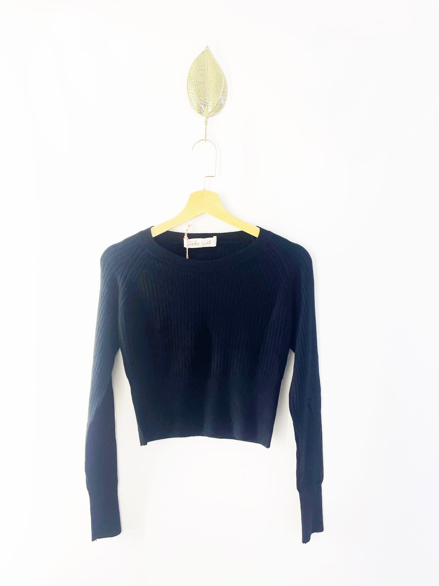 Sweater de Tricô Cropped