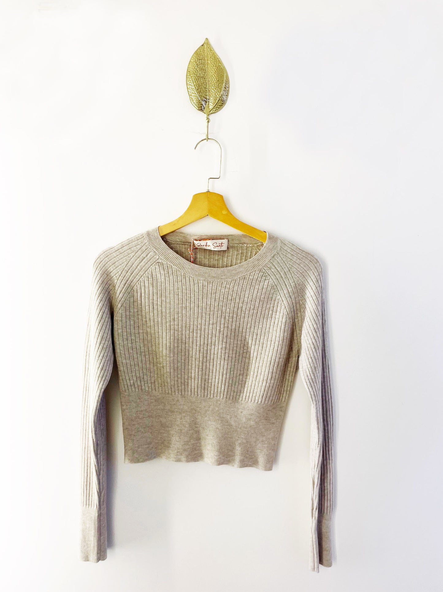 Sweater de Tricô Cropped