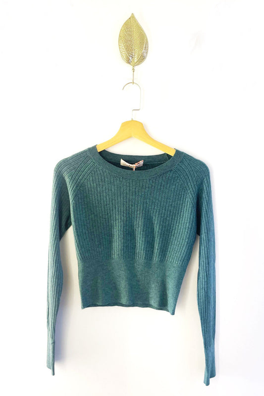 Sweater de Tricô Cropped