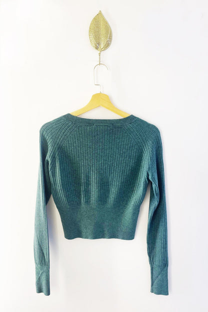 Sweater de Tricô Cropped