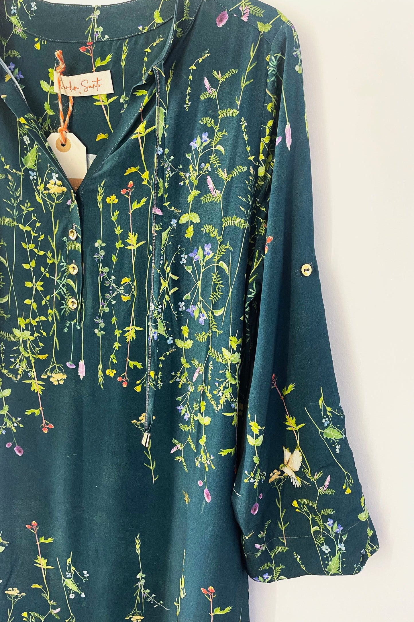 Vestido Camisa Flores do Campo