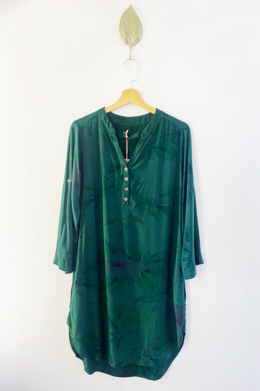 Vestido Camisa Verde