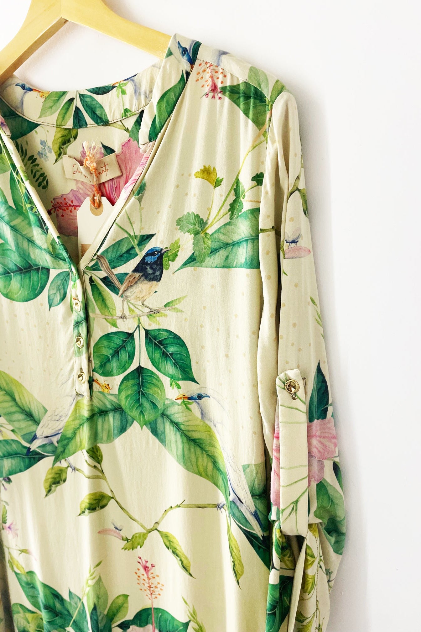 Vestido Bata Floral Fendi