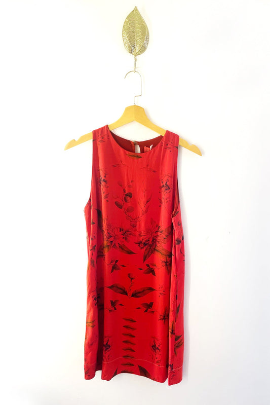 Vestido Trapézio Coral